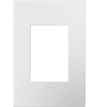  AWP1G3WH4 - Adorne® Gloss White One-Gang-Plus Screwless Wall Plate with Microban®