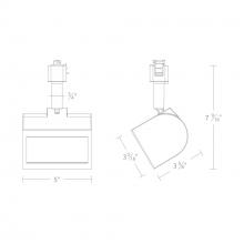  L-3020W-CS-WT - Ocularc 3020W - 5CCT Wall Wash Track Luminaire