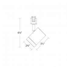  J-7012-CS-WT - Ocularc 7012 - 5CCT Track Luminaire