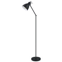  49471A - Priddy - Floor Lamp Black Metal