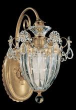  1240-40 - Bagatelle 1 Light 120V Wall Sconce in Polished Silver with Heritage Handcut Crystal