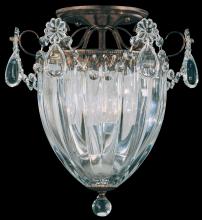  1242-22 - Bagatelle 3 Light 120V Semi-Flush Mount in Heirloom Gold with Heritage Handcut Crystal