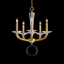 Schonbek 1870 MA1005N-76O - Emilea 5 Light 120V Chandelier in Heirloom Bronze with Optic Crystal