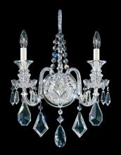  5702CL - Hamilton 2 Light 120V Wall Sconce in Polished Silver with Heritage Handcut Crystal