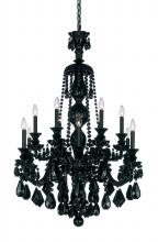  5708CL - Hamilton 12 Light 120V Chandelier in Polished Silver with Heritage Handcut Crystal