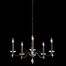 Schonbek 1870 MD1005N-76H - Modique 5 Light 120V Chandelier in Heirloom Bronze with Heritage Handcut Crystal