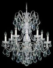 Schonbek 1870 3657-76H - New Orleans 10 Light 120V Chandelier in Heirloom Bronze with Heritage Handcut Crystal