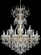 Schonbek 1870 3660-76H - New Orleans 18 Light 120V Chandelier in Heirloom Bronze with Heritage Handcut Crystal