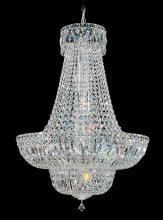  6618-40O - Petit Crystal Deluxe 23 Light 120V Pendant in Polished Silver with Optic Crystal