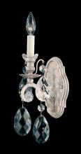  3756-51 - Renaissance 1 Light 120V Wall Sconce in Black with Heritage Handcut Crystal