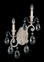  3758-76 - Renaissance 2 Light 120V Wall Sconce in Heirloom Bronze with Heritage Handcut Crystal