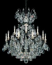  3773-48 - Renaissance 16 Light 120V Chandelier in Antique Silver with Heritage Handcut Crystal