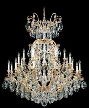  3774-23 - Renaissance 25 Light 120V Chandelier in Etruscan Gold with Heritage Handcut Crystal