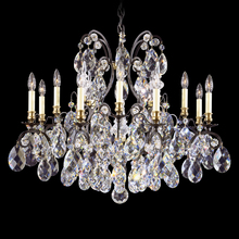  3790-76 - Renaissance 13 Light 120V Chandelier in Heirloom Bronze with Clear Heritage Handcut Crystal