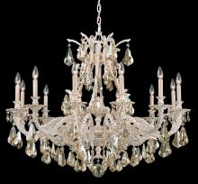 Schonbek 1870 6952-76S - Sophia 12 Light 120V Chandelier in Heirloom Bronze with Crystals from Swarovski®