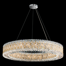  RS8350N-51H - Sarella 27 Light 120V Pendant in Black with Heritage Handcut Crystal