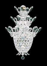  5888H - Trilliane 4 Light 120V Wall Sconce in Polished Stainless Steel with Heritage Handcut Crystal