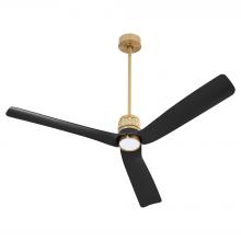 Cyan Designs 11986 - Levant Ceiling Fan | Aged Brass | Matte Black