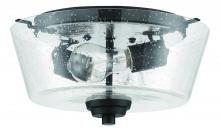  41982-ESP-CS - Grace 2 Light Flushmount in Espresso (Clear Seeded Glass)