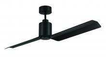  SLK56FB2 - 56" Sleek in Flat Black w/ Flat Black Blades