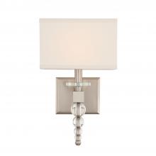  CLO-8892-BN - Clover 1 Light Brushed Nickel Sconce