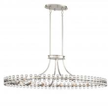  CLO-8897-BN - Clover 12 Light Brushed Nickel Chandelier