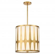  ROY-805-GA - Royston 4 Light Antique Gold Pendant