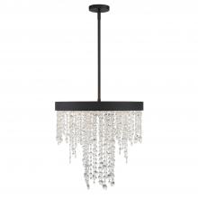  WIN-615-BF-CL-MWP - Winham 5 Light Black Forged Chandelier