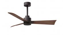  AK-TB-WN-42 - Alessandra 3-blade transitional ceiling fan in textured bronze finish with walnut blades. Optimize