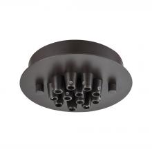  12SR-OB - Pendant Options 12 Light Small Round Canopy in Oil Rubbed Bronze