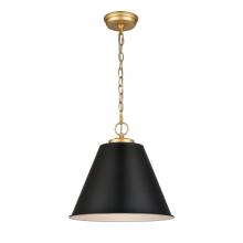 ELK Home Plus 68164/1 - Vellus 14'' Wide 1-Light Pendant - Matte Black