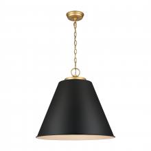 ELK Home Plus 68165/3 - Vellus 20.5'' Wide 3-Light Pendant - Matte Black