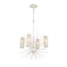  82086/4 - Sea Urchin 20'' Wide 4-Light Chandelier - White Coral