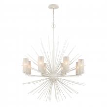  82088/8 - Sea Urchin 34'' Wide 8-Light Chandelier - White Coral