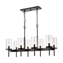  CN290886 - Thomas - Oakland 32.5'' Wide 8-Light Linear Chandelier - Black