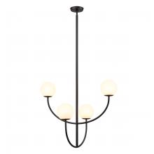 ELK Home Plus H0018-10371 - Doby 30'' Wide 4-Light Pendant - Matte Black