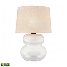 ELK Home Plus H0019-8561-LED - Phillipa 25'' High 1-Light Outdoor Table Lamp - Matte White - Includes LED Bulb