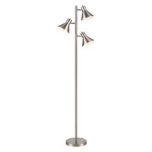  S019-7279 - Loman Floor Lamp - Satin Nickel