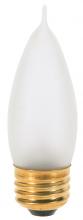  A3667 - 25 Watt CA10 Incandescent; Frost; 2500 Average rated hours; 200 Lumens; Medium base; 130 Volt