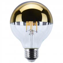 Satco Products Inc. S12542 - 5.5 Watt G25 LED; Medium Base; 2700K CCT; Gold Crown; 60 Watt Replacement