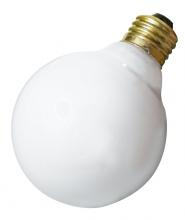  S3671 - 40 Watt G30 Incandescent; Gloss White; 2500 Average rated hours; 300 Lumens; Medium base; 120 Volt