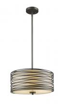  2009-14BRZ - 3 Light Pendant