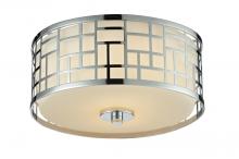  328F12-CH - 2 Light Flush Mount