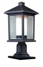  523PHM-533PM-BK - 1 Light Outdoor Pier Mounted Fixture