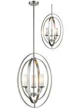  6004-3S-BN - 3 Light Chandelier