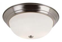 Trans Globe 13718 BN - Bowers 13" Flushmount