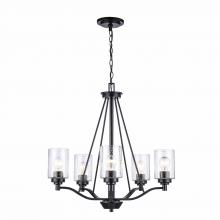  80525 BK - Mod Pod Chandeliers Black