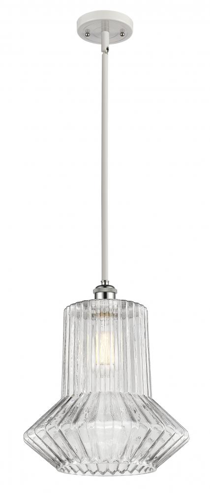 Springwater - 1 Light - 12 inch - White Polished Chrome - Mini Pendant