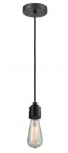  100BK-10BK-2BK - Winchester - 1 Light - 2 inch - Matte Black - Cord hung - Mini Pendant