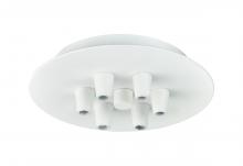  106-W - 6 Light Round Multi Port Canopy